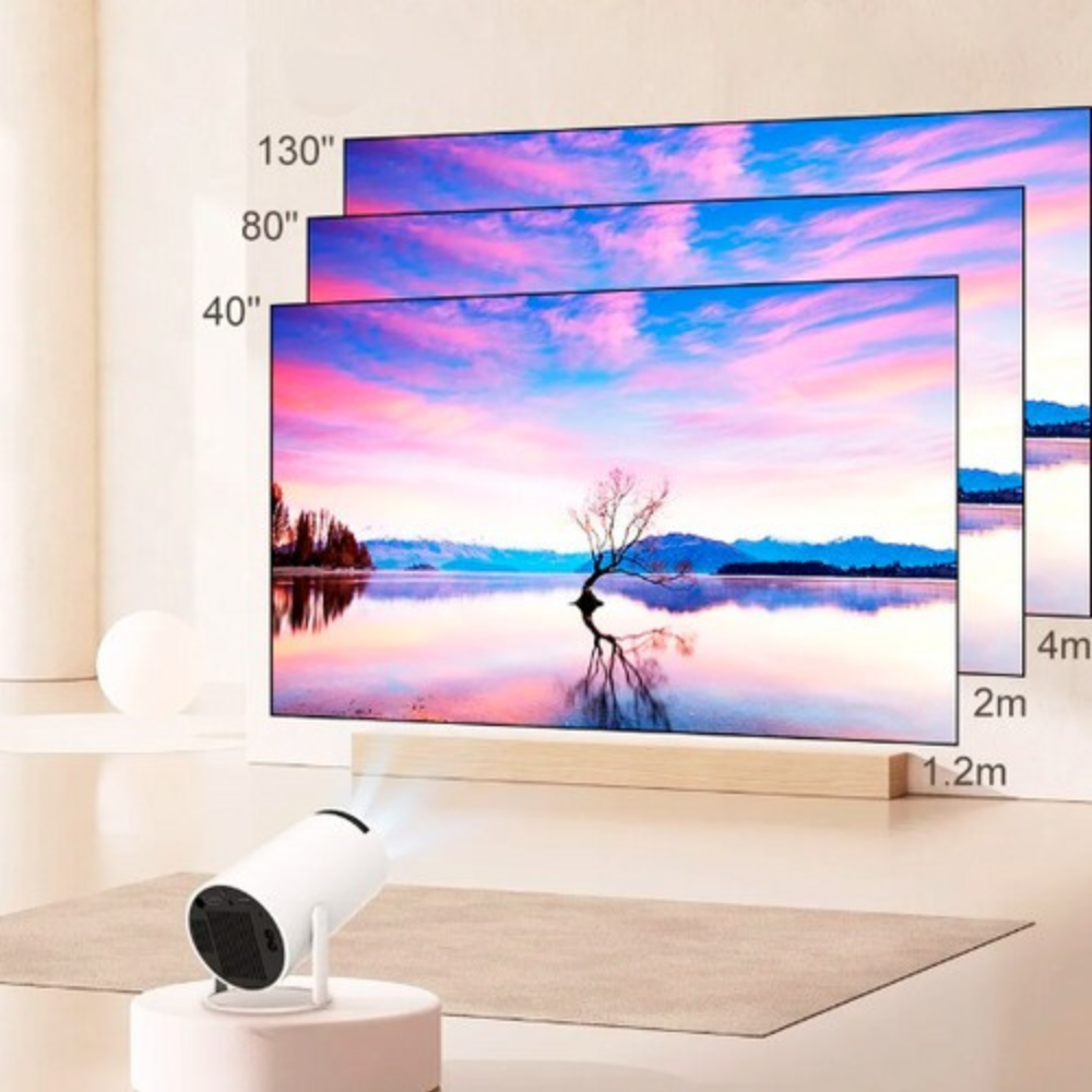 Proiector Cinema Profesional 4K – LANSARE 2025