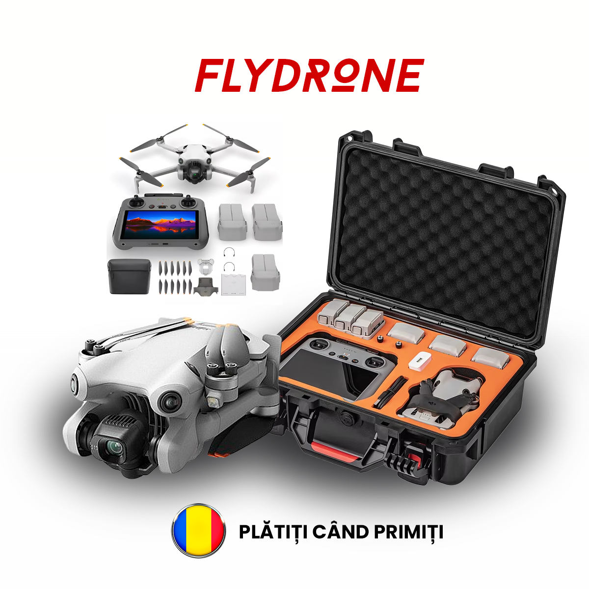 FlyDrone™ 4K HD + Cadou special surpriză gratuit (PROMOȚIE DOAR ASTĂZI)